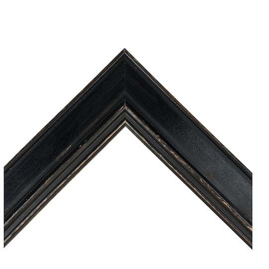 Find The Black Distressed Rubbed Edge Custom Frame Rustic Casual